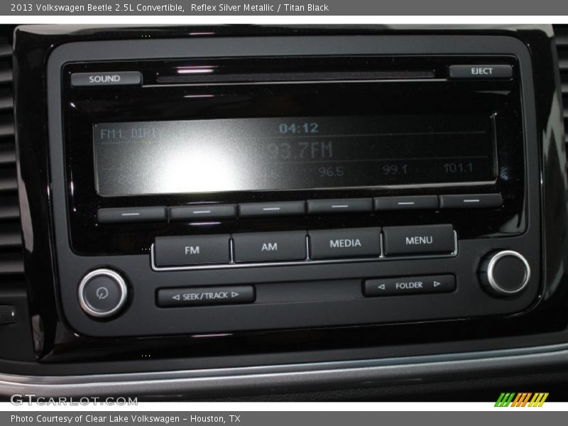 Reflex Silver Metallic / Titan Black 2013 Volkswagen Beetle 2.5L Convertible