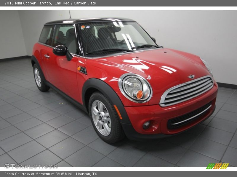 Chili Red / Carbon Black 2013 Mini Cooper Hardtop