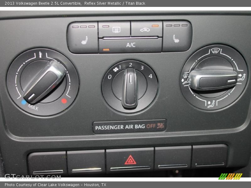 Reflex Silver Metallic / Titan Black 2013 Volkswagen Beetle 2.5L Convertible
