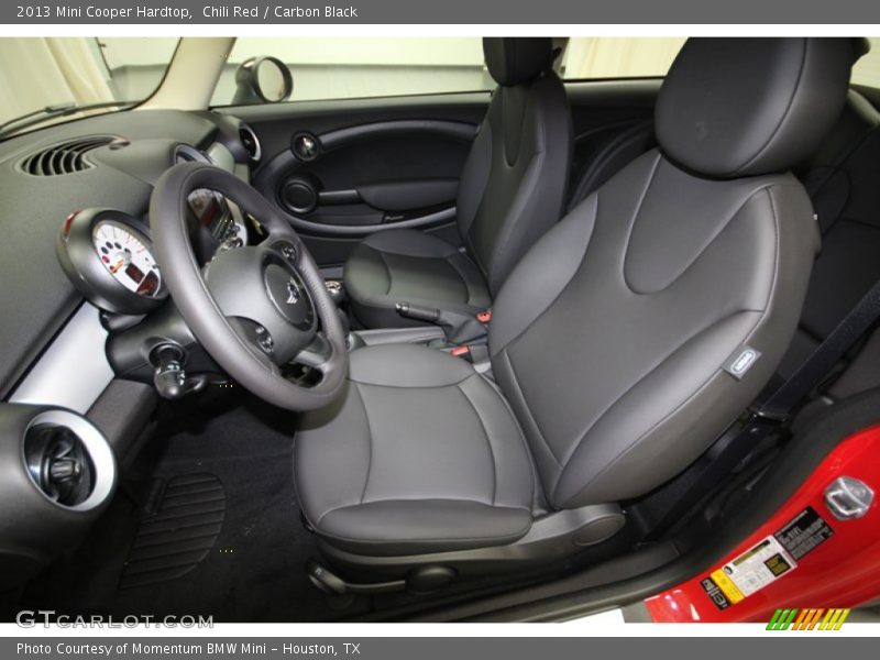 Chili Red / Carbon Black 2013 Mini Cooper Hardtop
