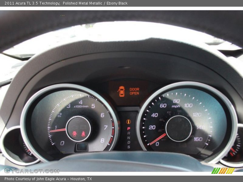 Polished Metal Metallic / Ebony Black 2011 Acura TL 3.5 Technology