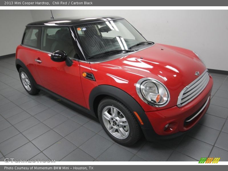 Chili Red / Carbon Black 2013 Mini Cooper Hardtop