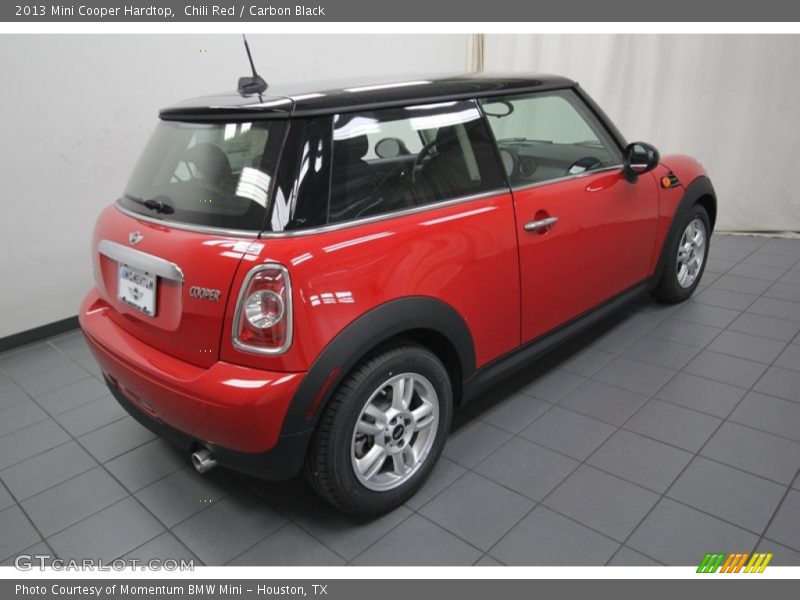 Chili Red / Carbon Black 2013 Mini Cooper Hardtop