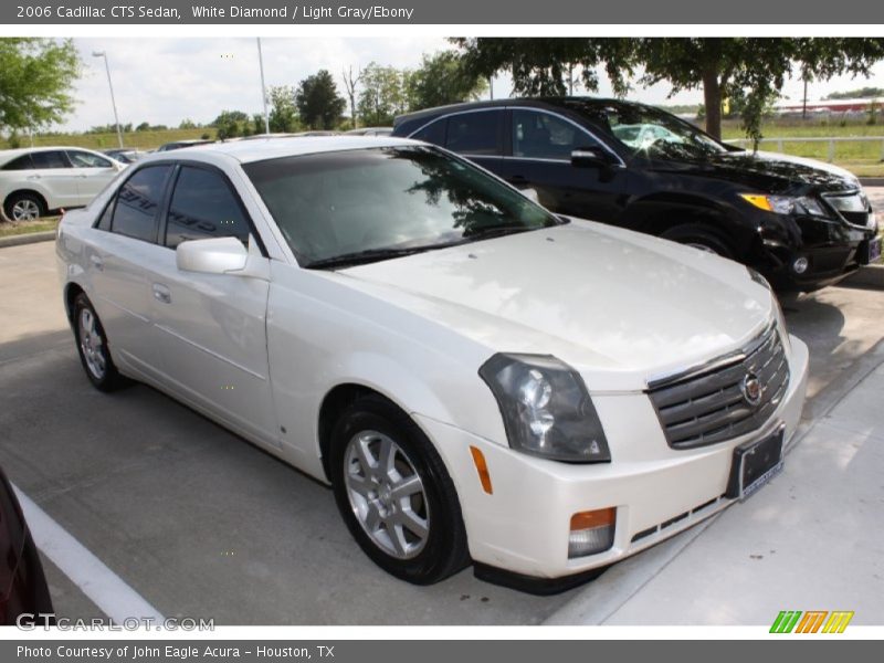 White Diamond / Light Gray/Ebony 2006 Cadillac CTS Sedan