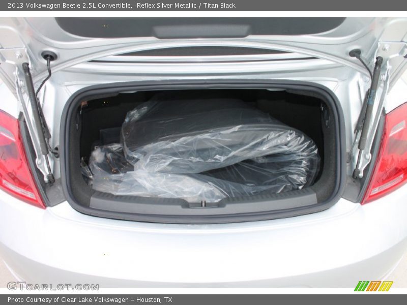 Reflex Silver Metallic / Titan Black 2013 Volkswagen Beetle 2.5L Convertible