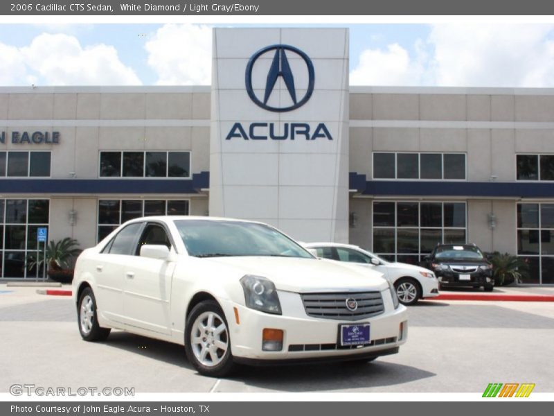 White Diamond / Light Gray/Ebony 2006 Cadillac CTS Sedan
