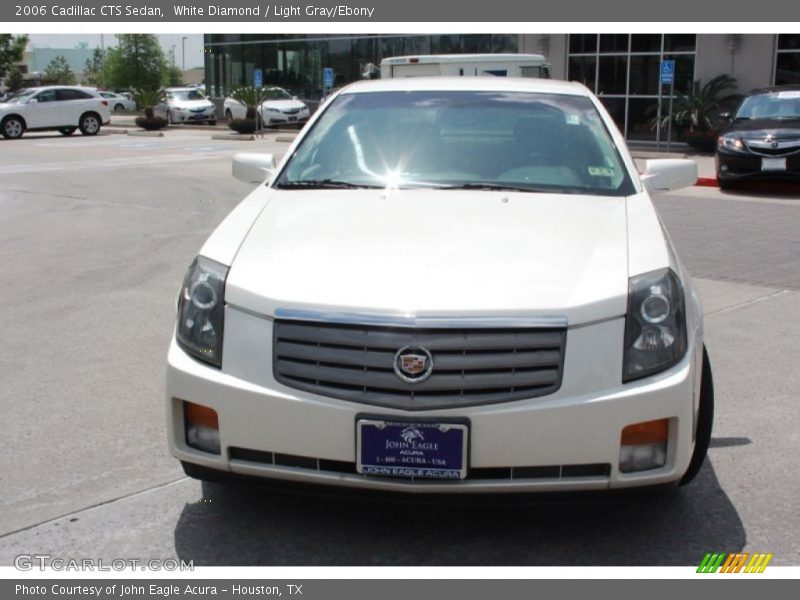 White Diamond / Light Gray/Ebony 2006 Cadillac CTS Sedan