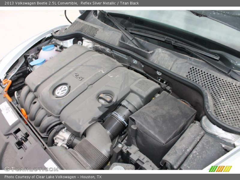 Reflex Silver Metallic / Titan Black 2013 Volkswagen Beetle 2.5L Convertible