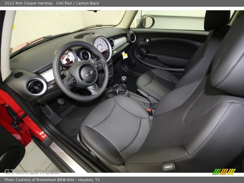 Chili Red / Carbon Black 2013 Mini Cooper Hardtop