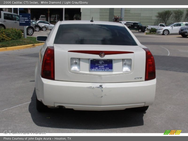 White Diamond / Light Gray/Ebony 2006 Cadillac CTS Sedan