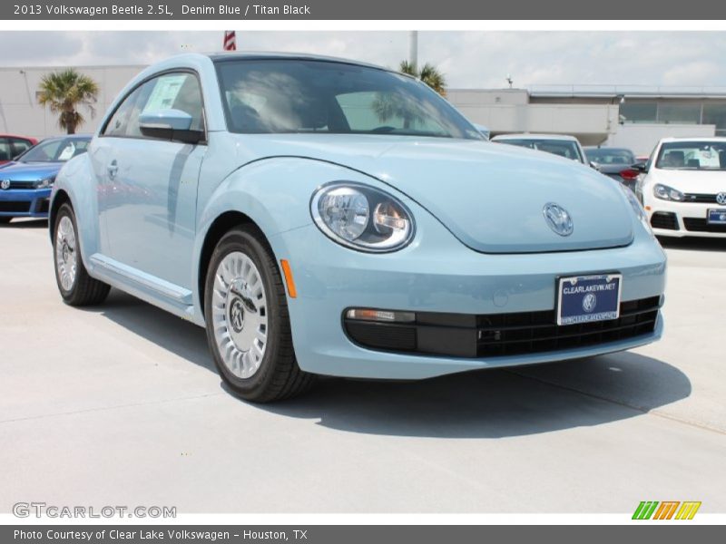 Denim Blue / Titan Black 2013 Volkswagen Beetle 2.5L