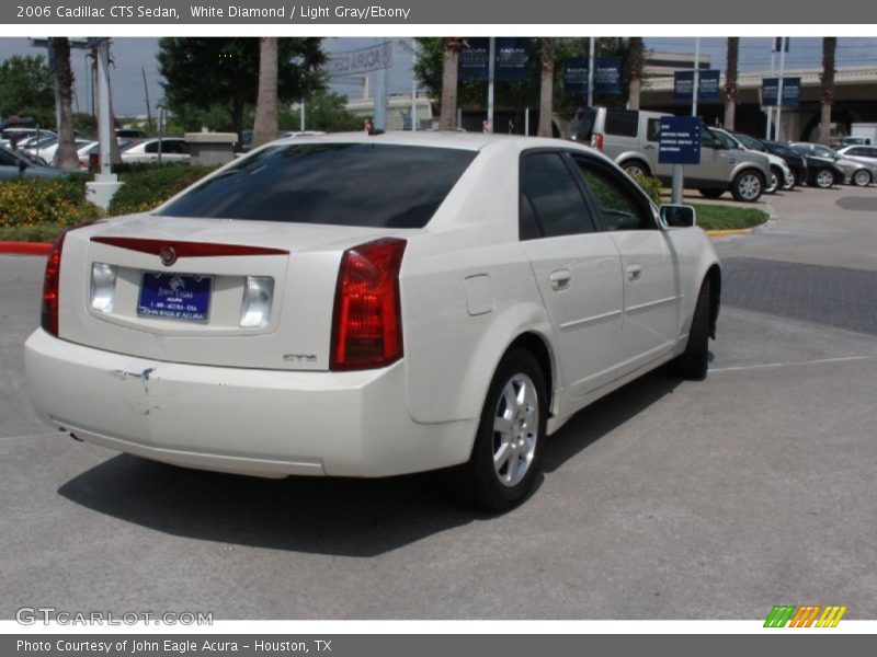 White Diamond / Light Gray/Ebony 2006 Cadillac CTS Sedan