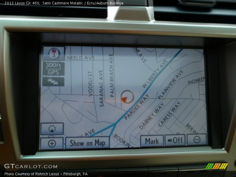 Satin Cashmere Metallic / Ecru/Auburn Bubinga 2013 Lexus GX 460