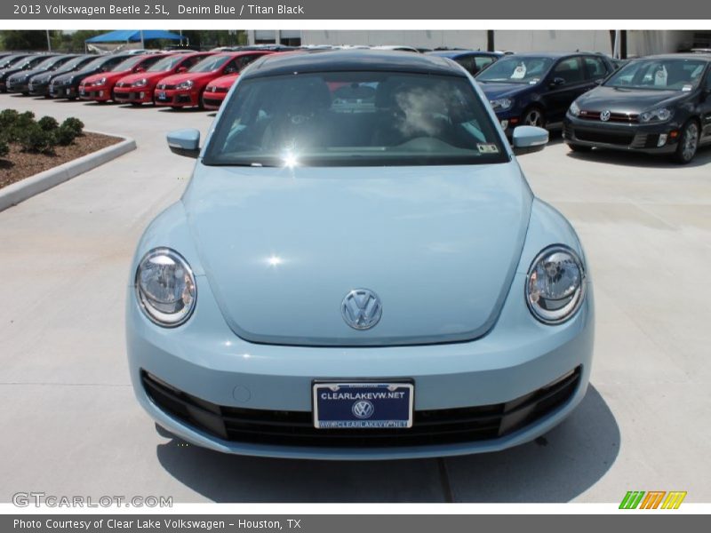 Denim Blue / Titan Black 2013 Volkswagen Beetle 2.5L