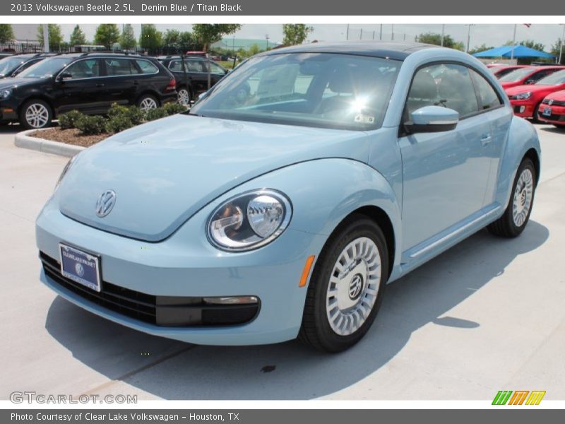 Denim Blue / Titan Black 2013 Volkswagen Beetle 2.5L