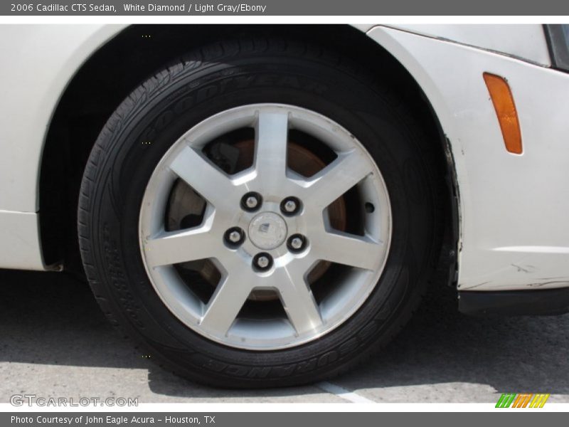 White Diamond / Light Gray/Ebony 2006 Cadillac CTS Sedan