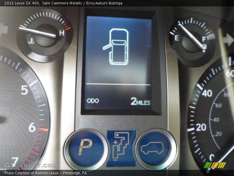 Satin Cashmere Metallic / Ecru/Auburn Bubinga 2013 Lexus GX 460