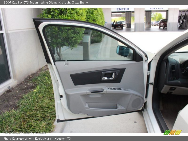 White Diamond / Light Gray/Ebony 2006 Cadillac CTS Sedan