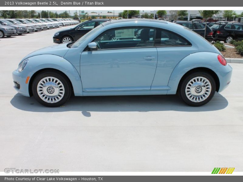 Denim Blue / Titan Black 2013 Volkswagen Beetle 2.5L