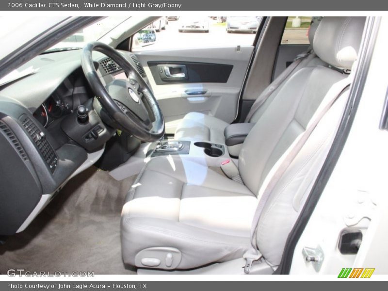 White Diamond / Light Gray/Ebony 2006 Cadillac CTS Sedan