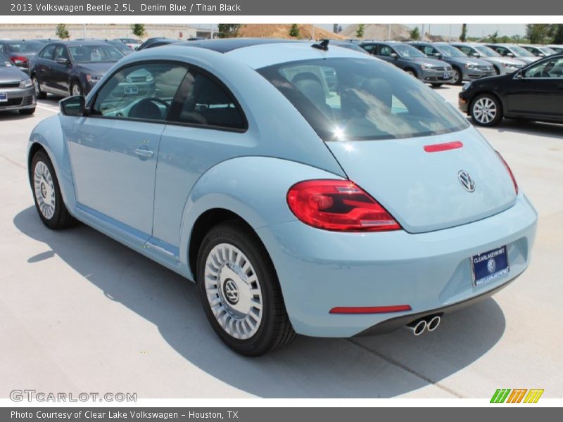 Denim Blue / Titan Black 2013 Volkswagen Beetle 2.5L