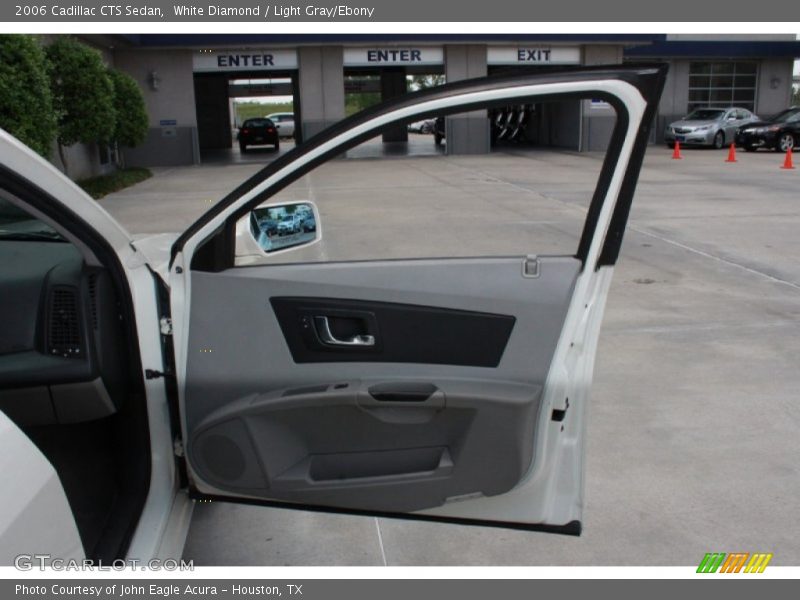 White Diamond / Light Gray/Ebony 2006 Cadillac CTS Sedan