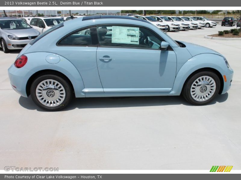 Denim Blue / Titan Black 2013 Volkswagen Beetle 2.5L