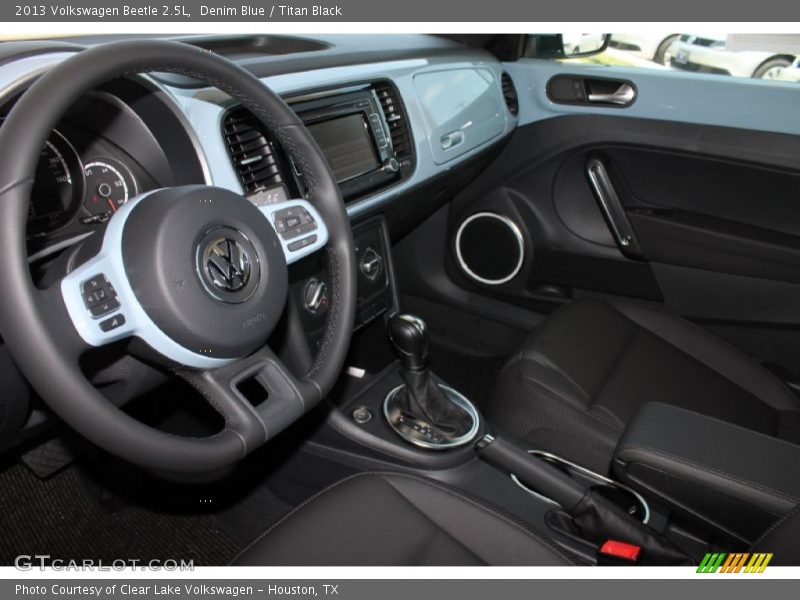 Denim Blue / Titan Black 2013 Volkswagen Beetle 2.5L