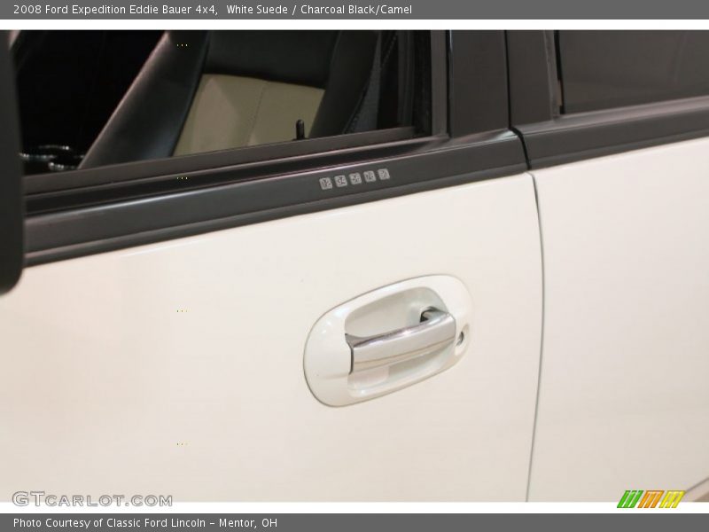 White Suede / Charcoal Black/Camel 2008 Ford Expedition Eddie Bauer 4x4