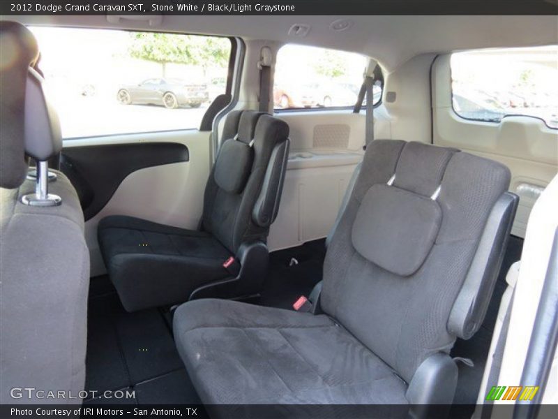 Stone White / Black/Light Graystone 2012 Dodge Grand Caravan SXT