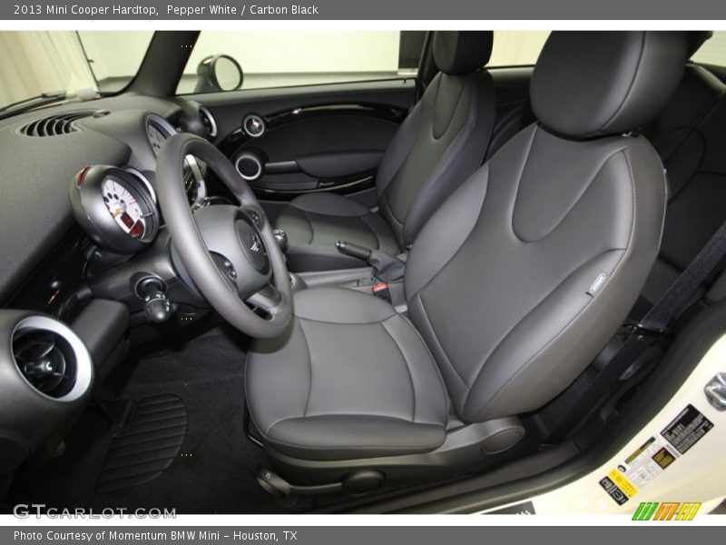 Pepper White / Carbon Black 2013 Mini Cooper Hardtop
