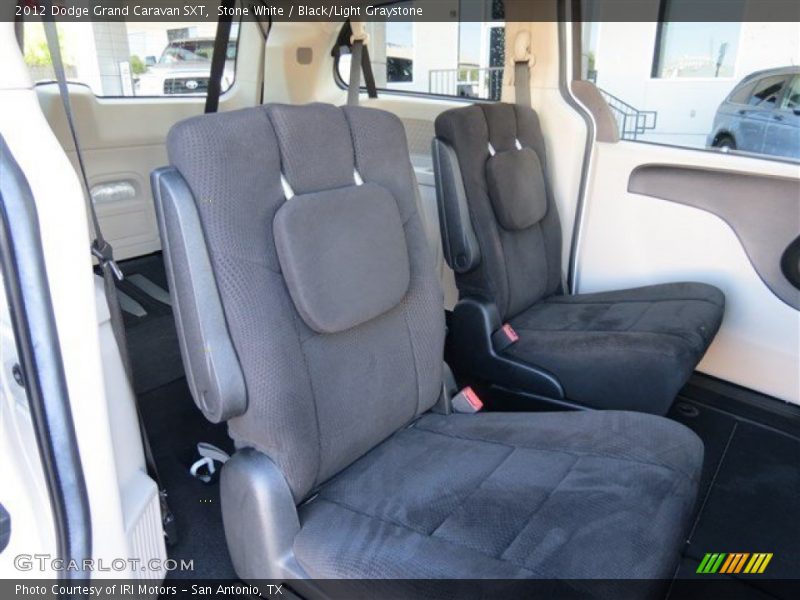 Stone White / Black/Light Graystone 2012 Dodge Grand Caravan SXT