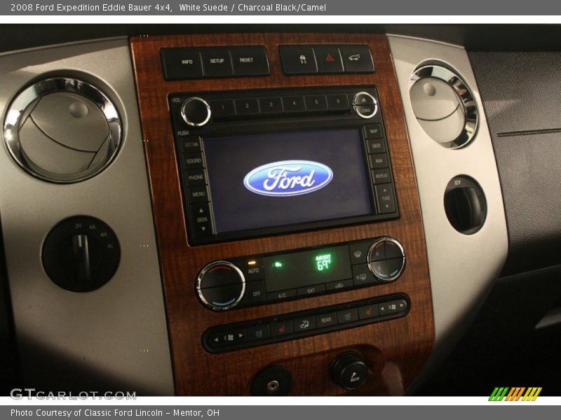White Suede / Charcoal Black/Camel 2008 Ford Expedition Eddie Bauer 4x4