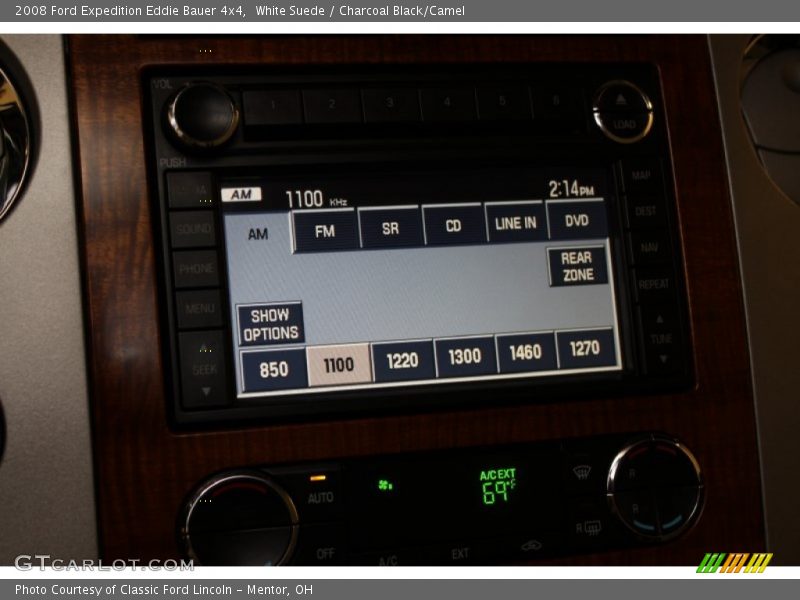 White Suede / Charcoal Black/Camel 2008 Ford Expedition Eddie Bauer 4x4