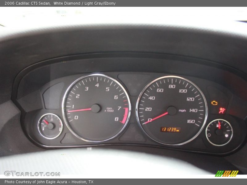 White Diamond / Light Gray/Ebony 2006 Cadillac CTS Sedan