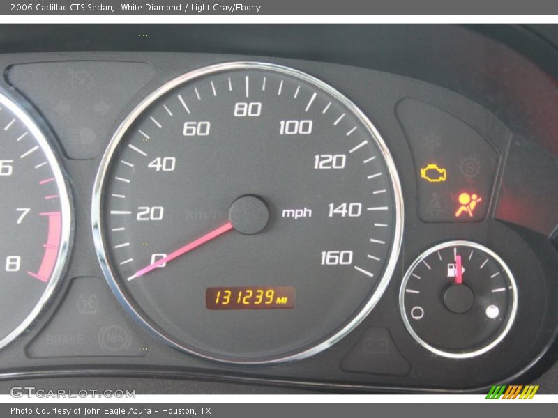White Diamond / Light Gray/Ebony 2006 Cadillac CTS Sedan