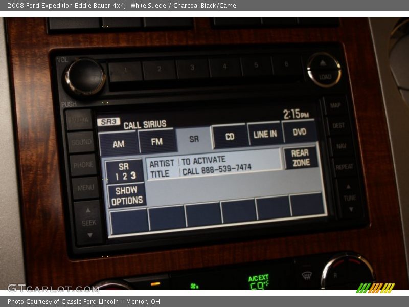 White Suede / Charcoal Black/Camel 2008 Ford Expedition Eddie Bauer 4x4