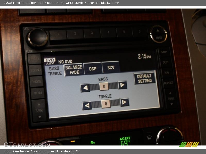 White Suede / Charcoal Black/Camel 2008 Ford Expedition Eddie Bauer 4x4