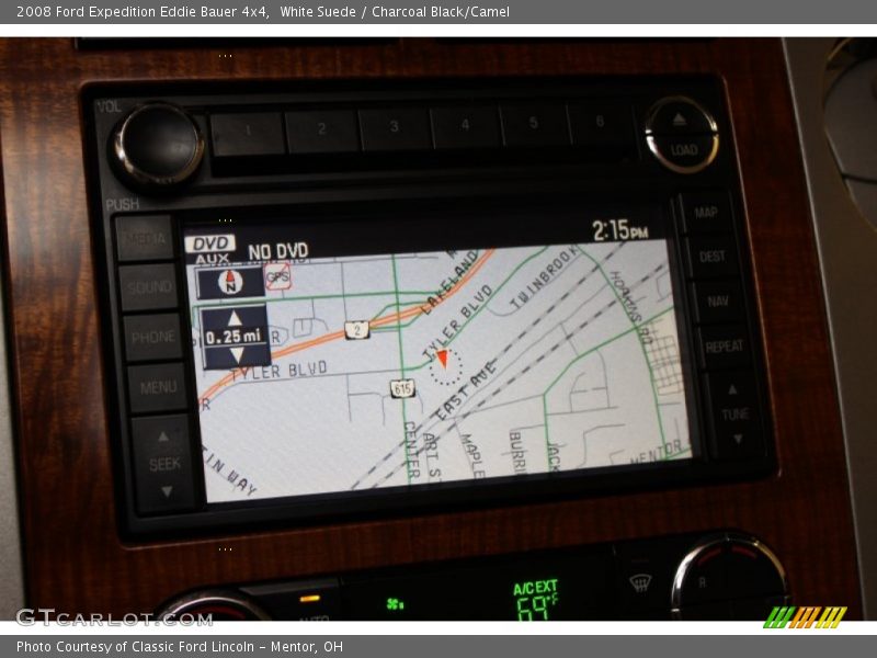 White Suede / Charcoal Black/Camel 2008 Ford Expedition Eddie Bauer 4x4