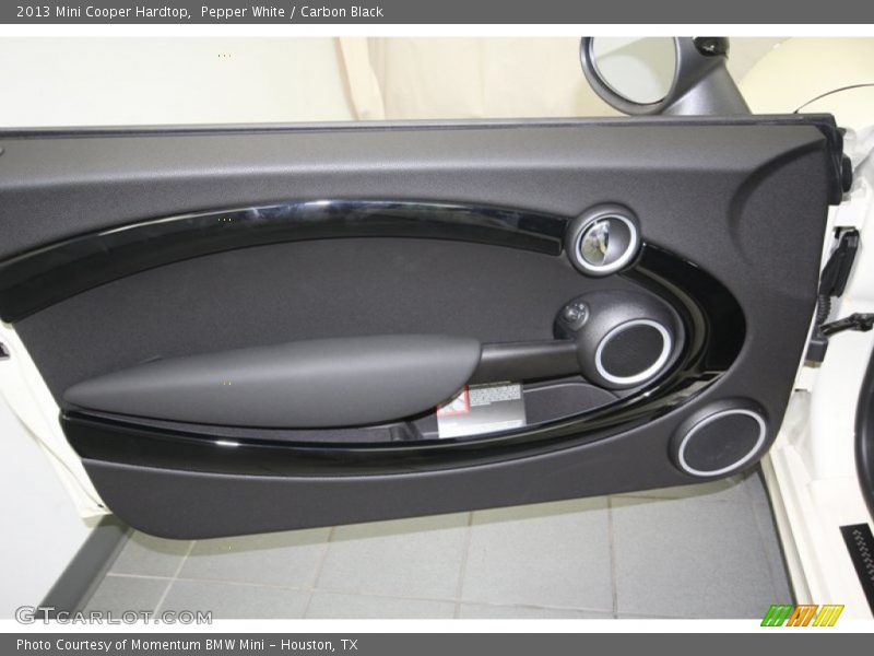 Pepper White / Carbon Black 2013 Mini Cooper Hardtop