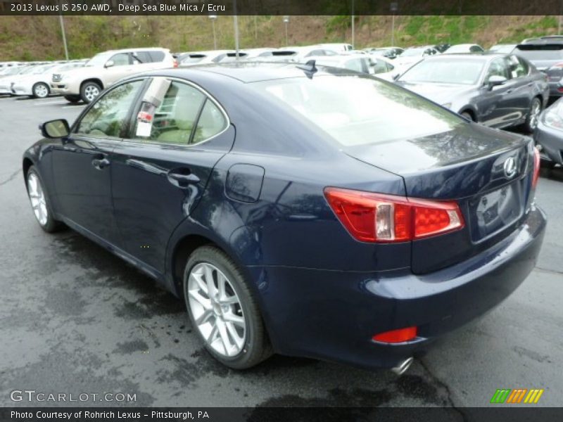  2013 IS 250 AWD Deep Sea Blue Mica