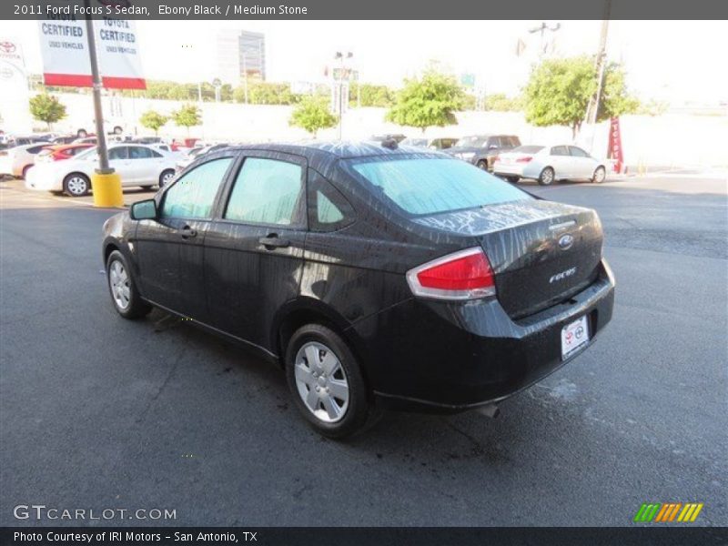 Ebony Black / Medium Stone 2011 Ford Focus S Sedan