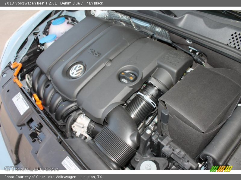 Denim Blue / Titan Black 2013 Volkswagen Beetle 2.5L