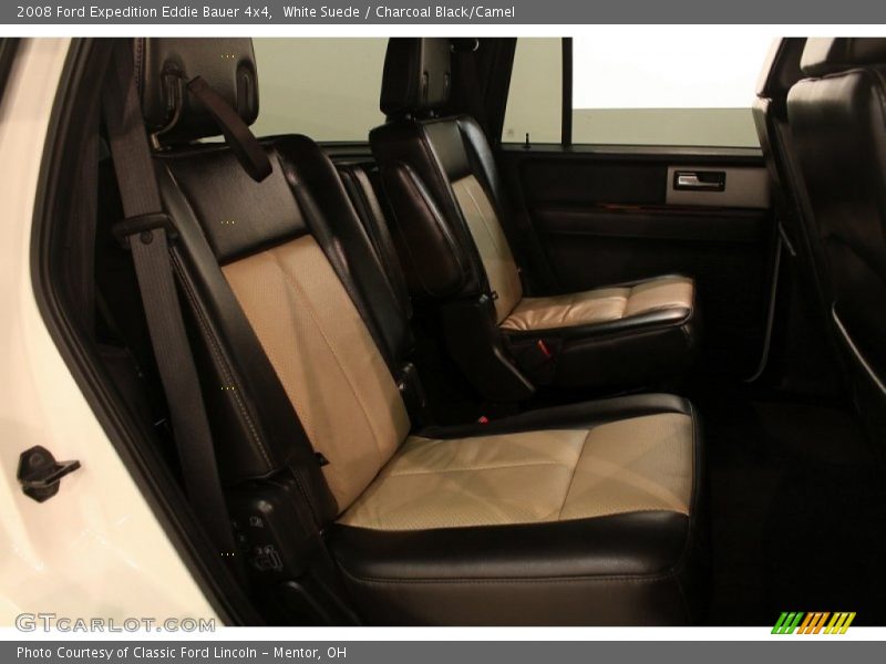 White Suede / Charcoal Black/Camel 2008 Ford Expedition Eddie Bauer 4x4