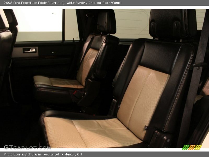 White Suede / Charcoal Black/Camel 2008 Ford Expedition Eddie Bauer 4x4
