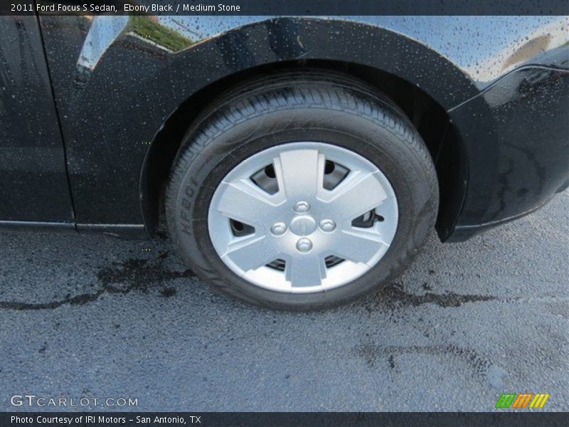 Ebony Black / Medium Stone 2011 Ford Focus S Sedan