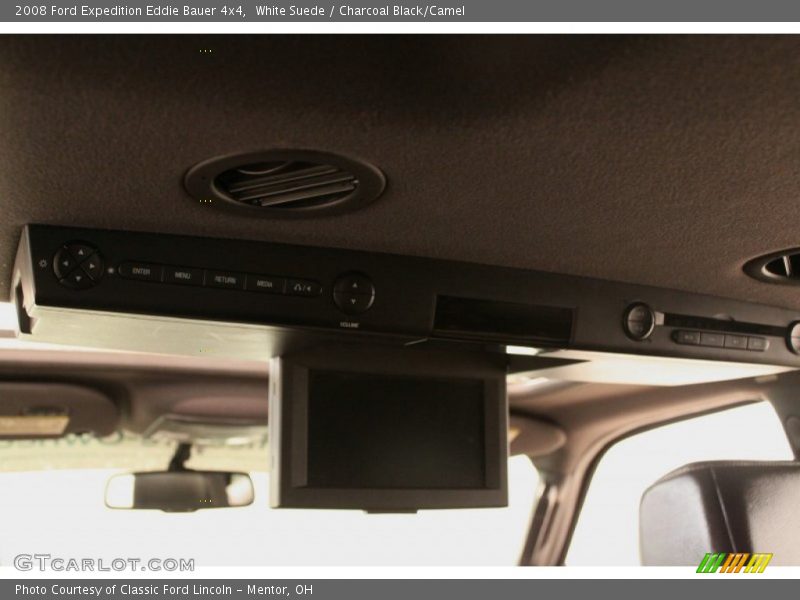 White Suede / Charcoal Black/Camel 2008 Ford Expedition Eddie Bauer 4x4