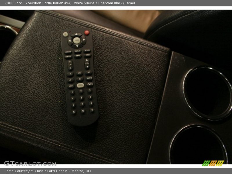 White Suede / Charcoal Black/Camel 2008 Ford Expedition Eddie Bauer 4x4