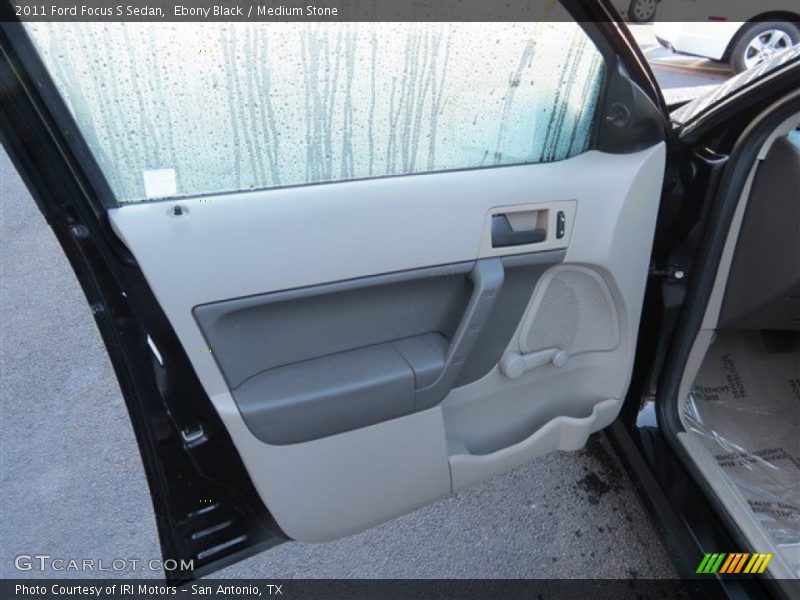 Ebony Black / Medium Stone 2011 Ford Focus S Sedan