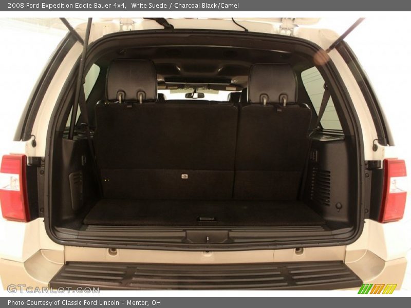 White Suede / Charcoal Black/Camel 2008 Ford Expedition Eddie Bauer 4x4